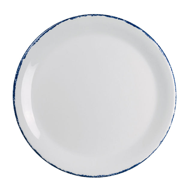 Blue Dapple Coupe Plate 25.4cm (10")