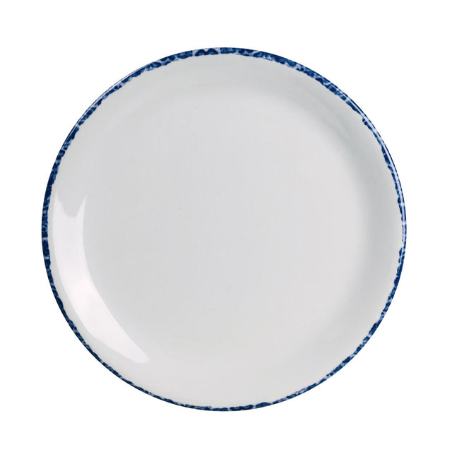 Blue Dapple Coupe Plate 15.2cm (6")