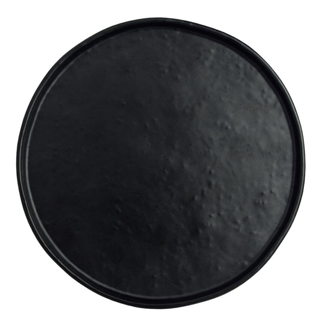 Cali Black Round Plate 21cm (8 1/4")