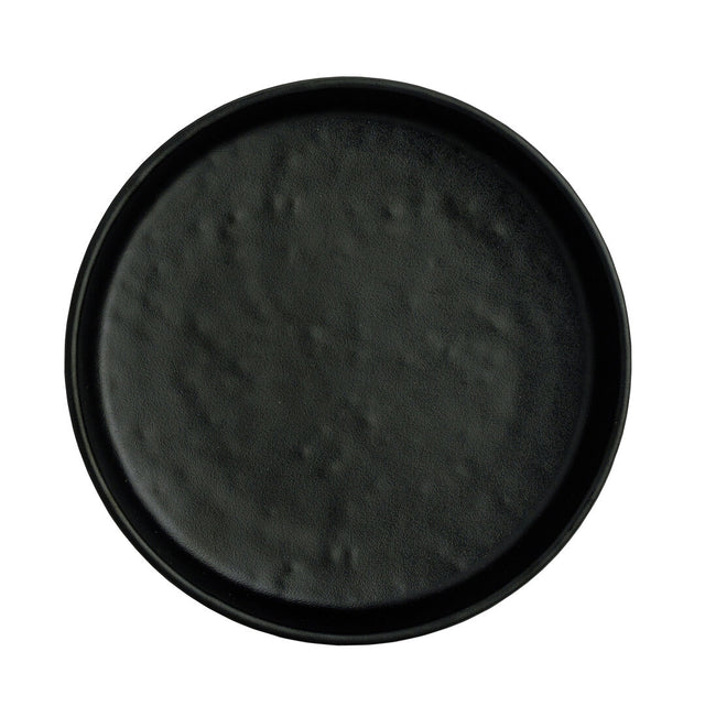 Cali Black Round Plate 12.3cm (4 3/4")