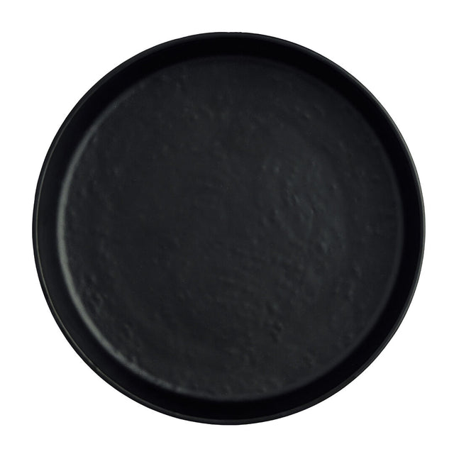 Cali Black Round Plate 20.4cm (8")