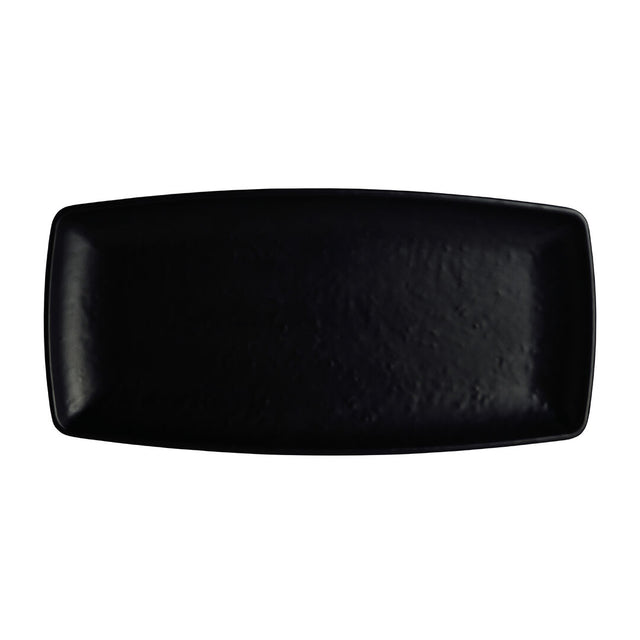 Cali Black Rectangle Plate 29.2 x 14cm (11 1/2 x 5 1/2" )