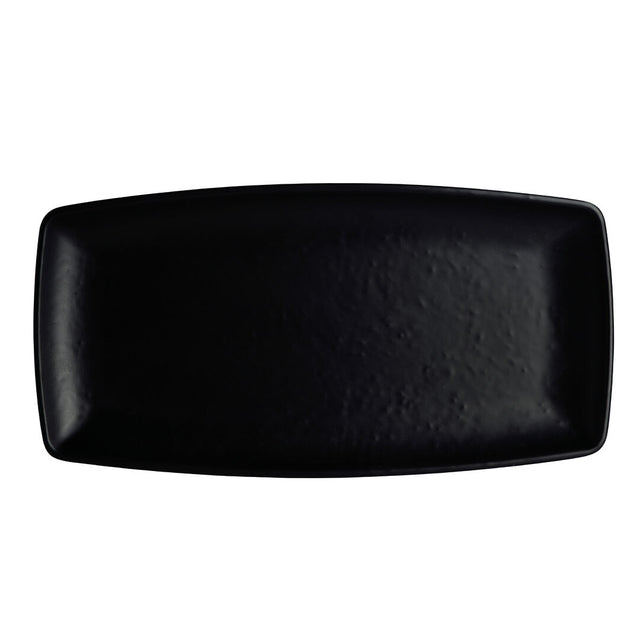 Cali Black Rectangle Plate 33 x 16.5cm (13 x 6 1/2" )