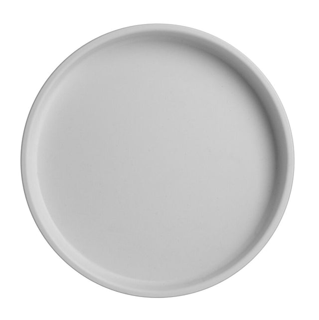 Cali White Stack Plate 15.9 x 2.2cm (6 1/4 x 7/8")