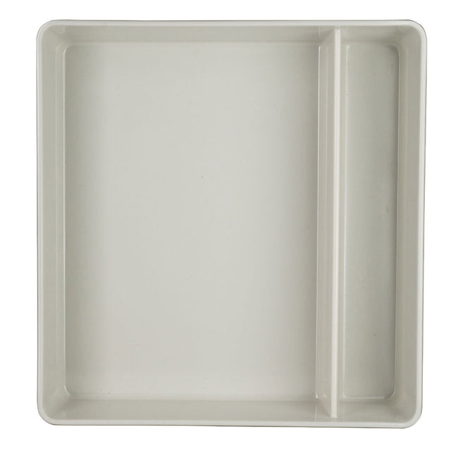 Nu Bento Grey and White Box 26.6 x 25.4 x 7.0cm (10 1/2 x 10 x 2 3/4")