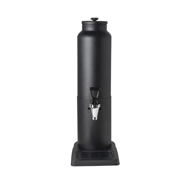 Black Insulated Milk Urn and Base 30.5 x 17.8 x 53.3cm 2.8L (12 x 7 x 21" 3Qts)