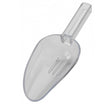 7oz Plastic Drainer Scoop Clear