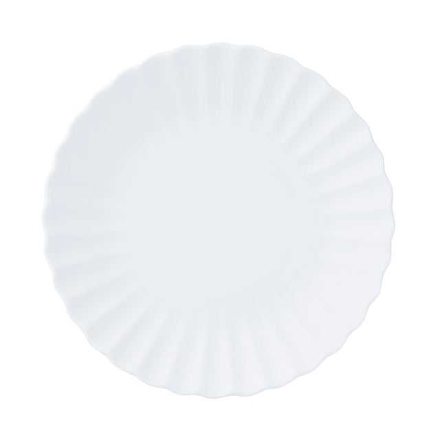 Fluted Coupe Plate 21.5cm (8 1/2")