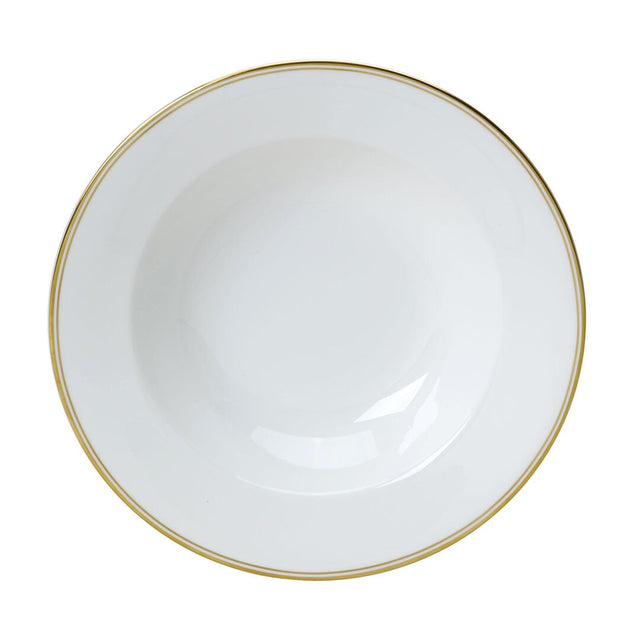 Burnished Gold Classic Large Rim Bowl 28cm 60cl (11" 21oz)