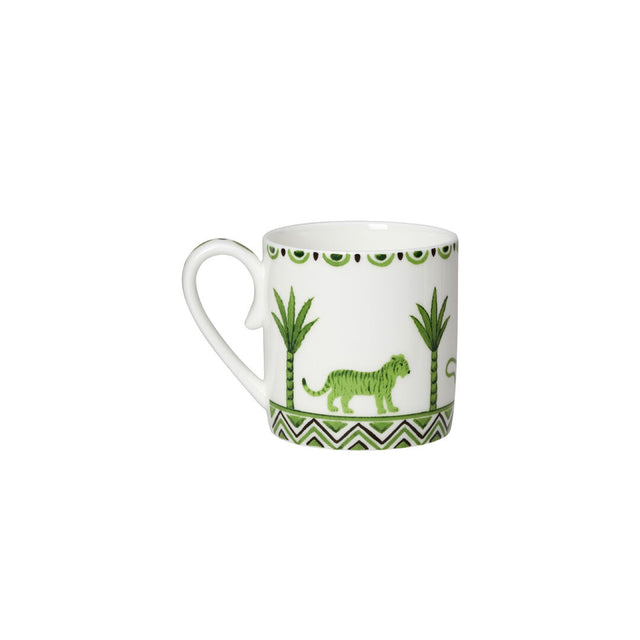 Sultan's Garden Green Coupe Coffee Can Cup 6cm 10cl (6 1/3" 3 1/2oz)
