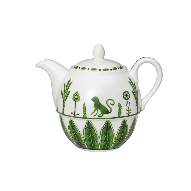 Sultan's Garden Green Coupe Tea For One Teapot Lid Fits AND0411B