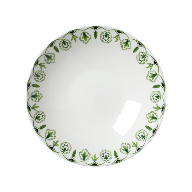 Sultan's Garden Green Coupe Bowl 24cm 59.7cl (9 1/2" 21oz)