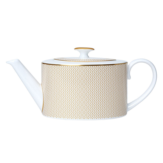 Diamond Gold Coupe 2 Cup Oval Teapot 10cm 55cl (4" 19 1/3oz)