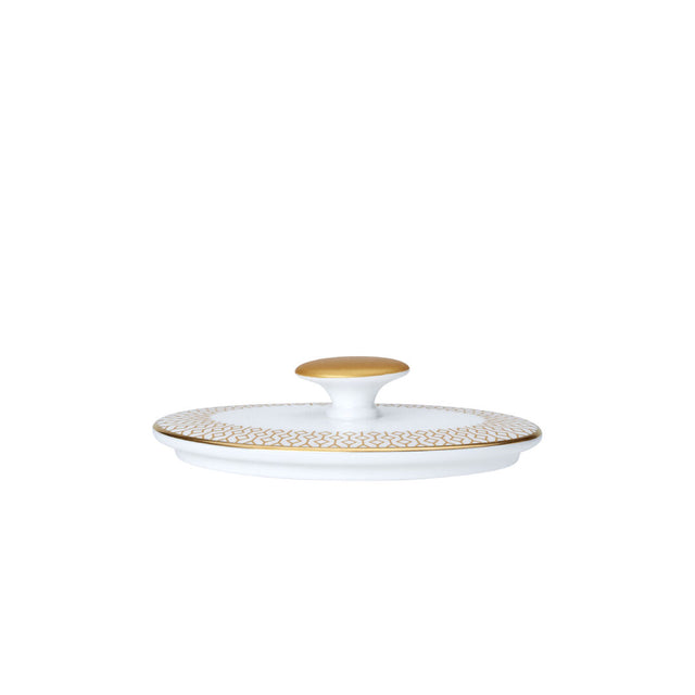 Diamond Gold Coupe Oval Covered Sugar Lid Fits AND0335