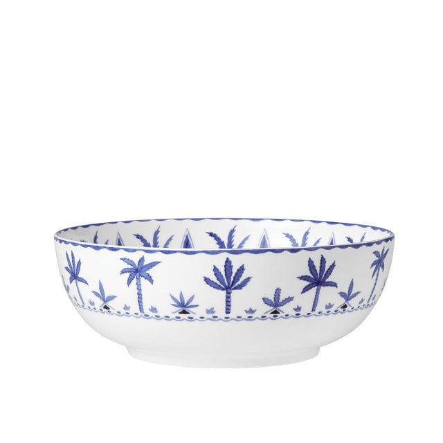 Sultan's Garden Blue Large Coupe Bowl 23cm 2Ltr (9 1/6" 70oz)