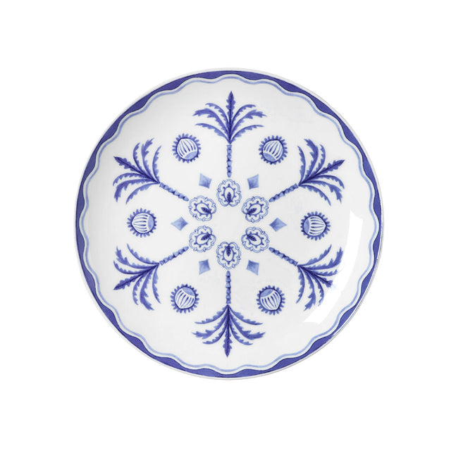 Sultan's Garden Blue Coupe Plate 21cm (8 1/4")