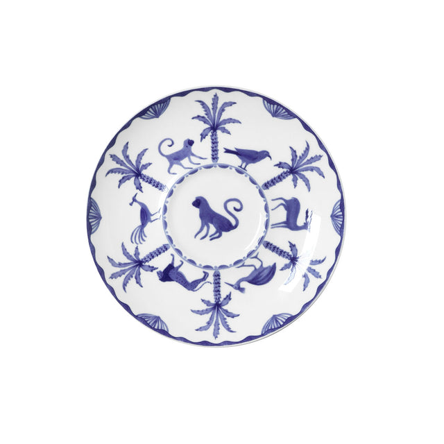 Sultan's Garden Blue Coupe Tea For One Saucer Fits AND0411A