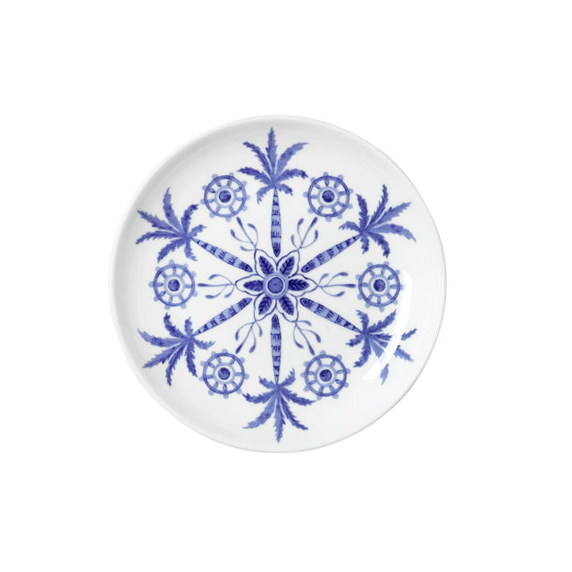 Sultan's Garden Blue Coupe Butter Dish 11cm (4 1/3")