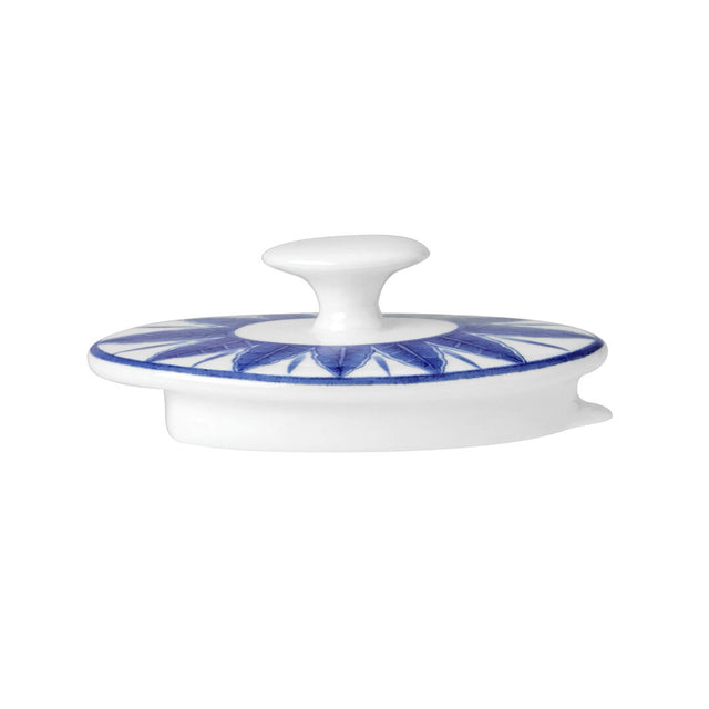 Sultan's Garden Blue Coupe 2 Cup Oval Teapot Lid Fits AND0337