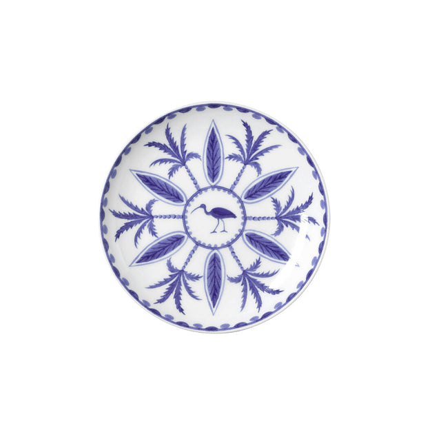 Sultan's Garden Blue Coupe Plate 16.5cm (6 1/2")
