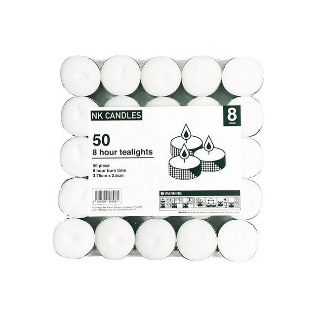 8 Hour Tealight - Pack of 50