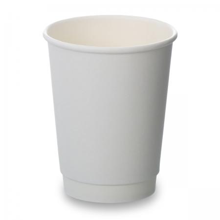 16oz Matt Double Wall White Hot Cup 500Pk