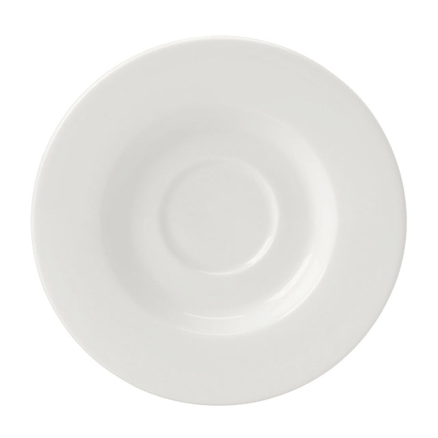 Monaco White Fine Saucer 16.5cm (6 1/2")