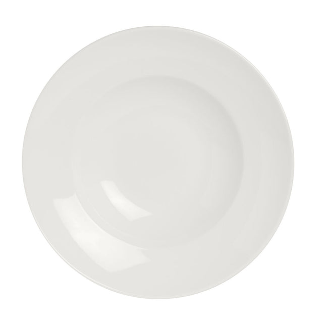 Monaco White Nouveau Bowl 23cm 21.25cl (9" 7 1/2oz)