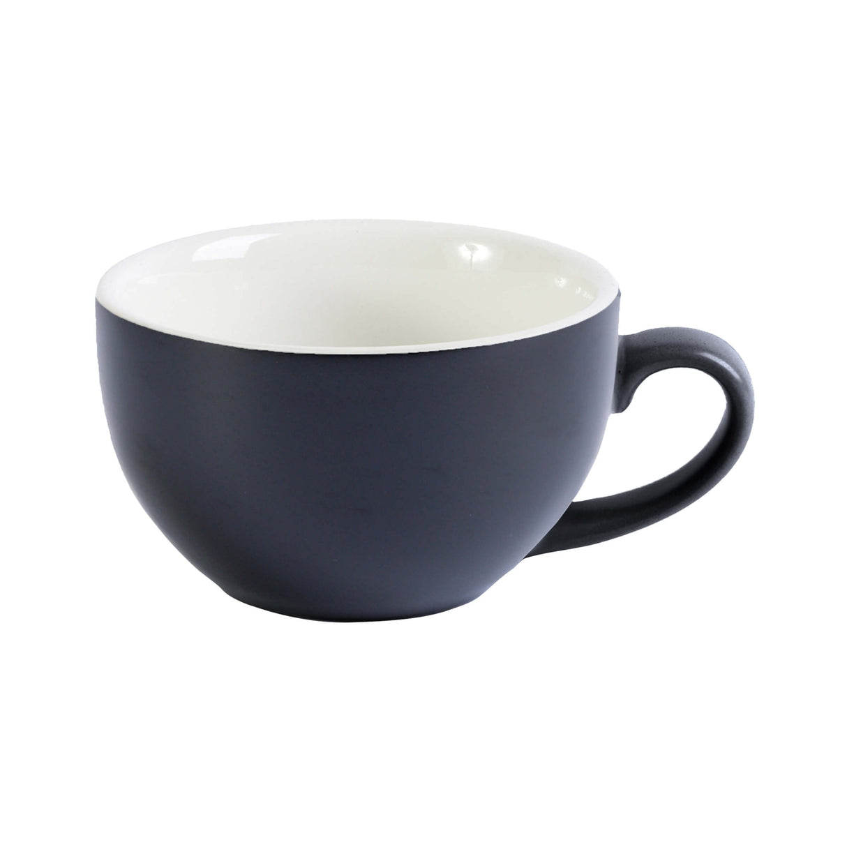 Large Cappuccino Cup 34cl/12oz Nero - Pack 6