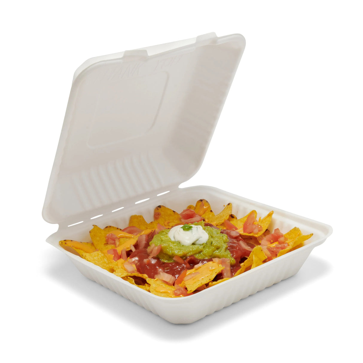 Bagasse Meal Box 9x9 - 200Pk