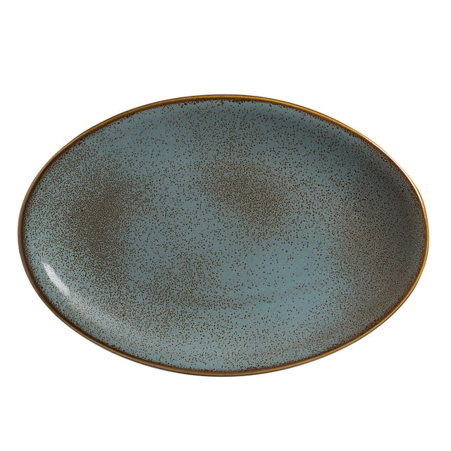 Alma Tacana Azul Oval Platter 34.29 x 22.86cm (13 1/2 x 9")