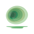 Shoots Green Atlantis Melamine Oval Plate 22 x 17.5cm
