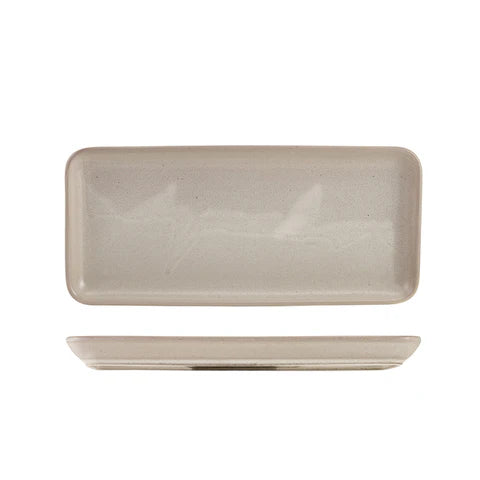 Antigo Porcelain Cinza Narrow Rectangular Platter 31 x 14cm