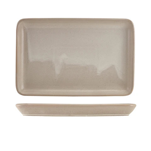 Antigo Porcelain Cinza Rectangular Platter 30 x 20cm