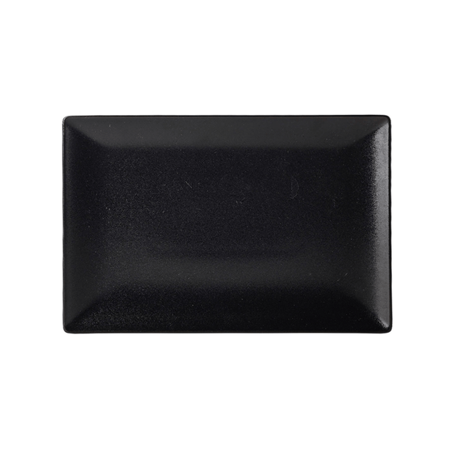 Luna Stoneware Black Rectangular Plate 30 x 20cm/12 x 8"