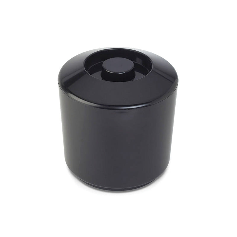 Insulated Round Ice Bucket Black 7pt