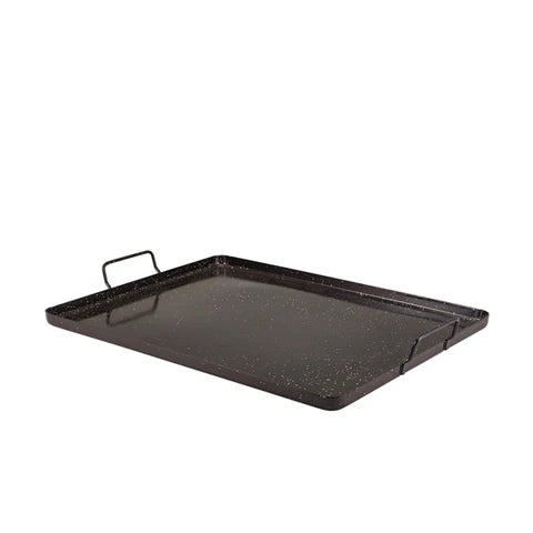 Black Enamel Tray 42 x 32cm