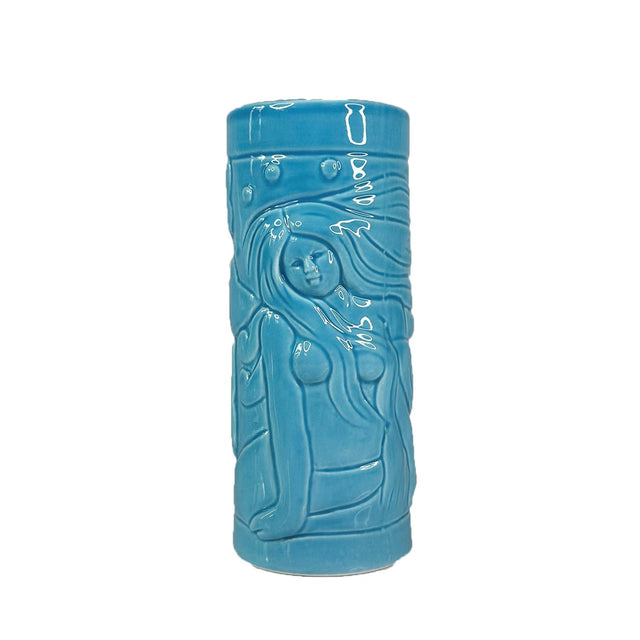 Blue Mermaid Tiki Mug 18oz side