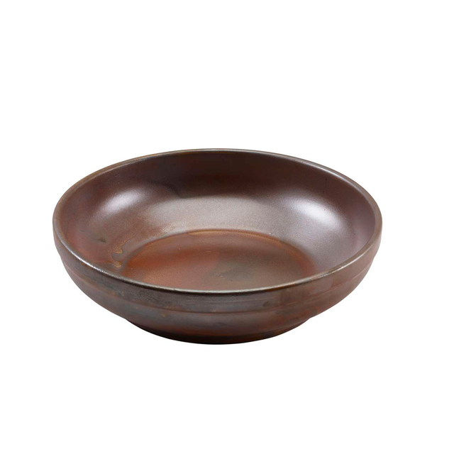 Terra Porcelain Rustic Copper Coupe Bowl 20cm 6pk
