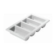 Cutlery Tray/Box 1-1 13" X 21" Grey