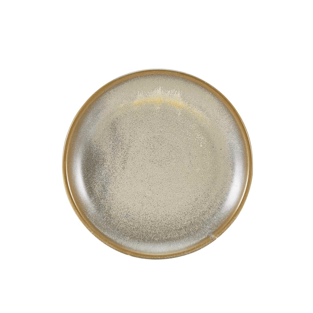 Terra Porcelain Matt Grey Coupe Plate 19cm 6pk