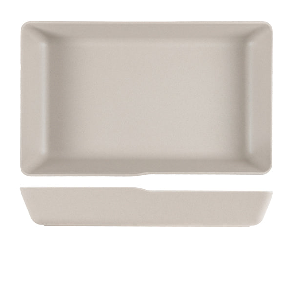 Sand Brown Copenhagen Melamine GN 1-1 Deep Dish 53 x 32.5 x 8cm