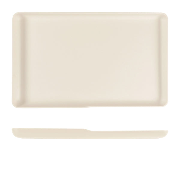 White Copenhagen Melamine GN 1-1 Platter 53 x 32.5 x 3.5cm