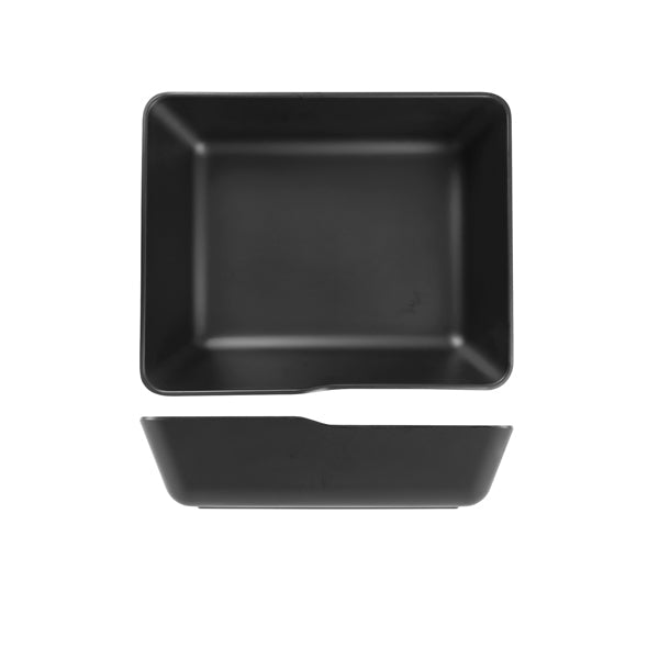 Black Copenhagen Melamine GN 1-2 Deep Dish 32.5 x 26.5 x 8cm