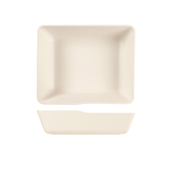 White Copenhagen Melamine GN 1-2 Deep Dish 32.5 x 26.5 x 8cm