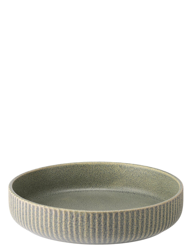 Corduroy Fern Shallow Bowl 7.5" (19cm)