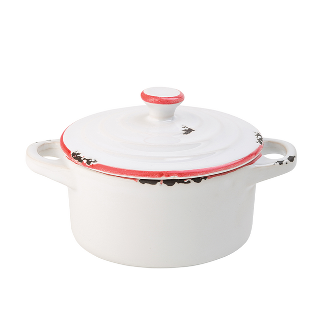 Avebury Red Mini Casserole 4"(10.5cm) 8.75oz(25cl)