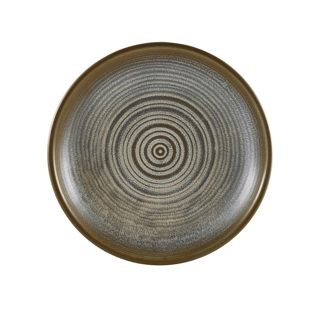 Terra Porcelain Matt Grey Deep Coupe Plate 21cm