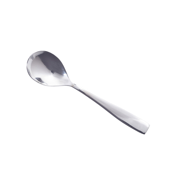 Genware Square Dessert Spoon 18/0 Dozen