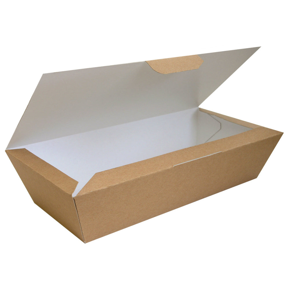 Compostable Kraft Fish and Chip Box -150 Pack